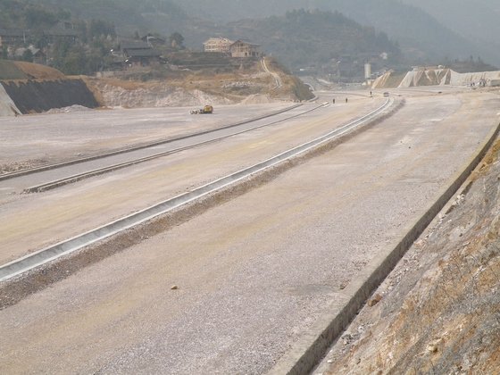 桥台背/路基/高速路匝道填充