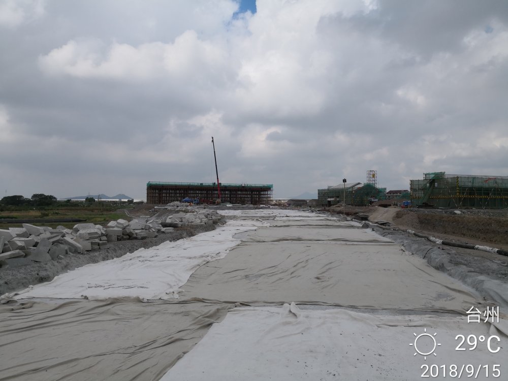 台州沿海高速临海杜桥路基换填